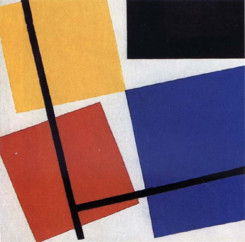 Theo van Doesburg Simultaneous Counter Composition oil painting picture